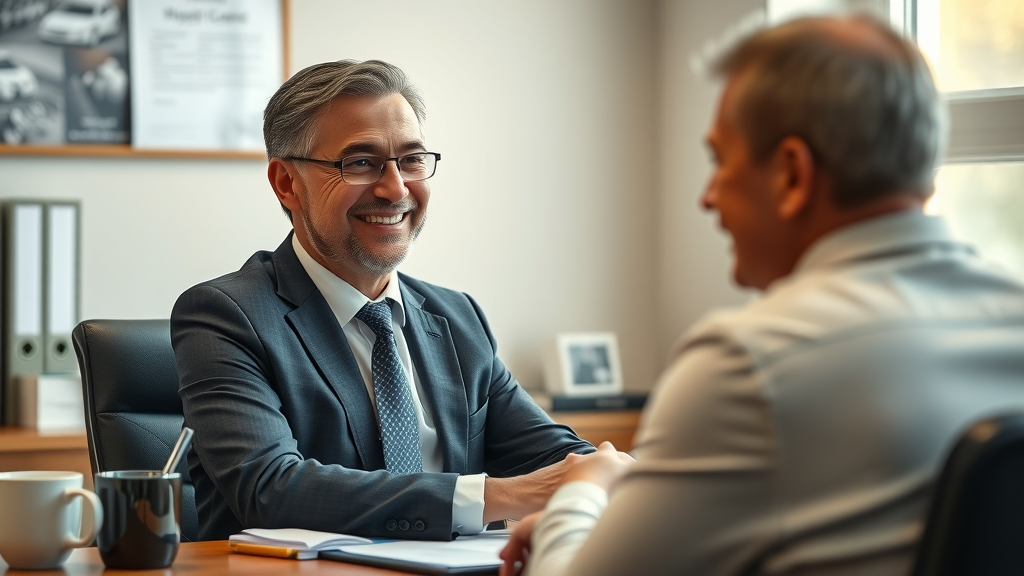 friendly offshore injury attorney with client in consultation, free consultation for offshore accident lawyer in Louisiana